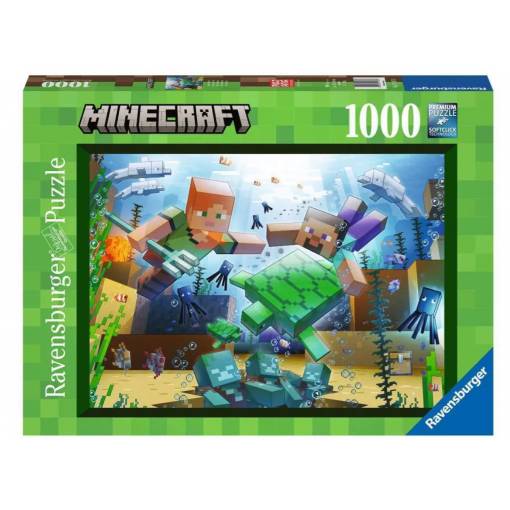 Foto - Ravensburger puzzle - Minecraft, 1000 dielikov